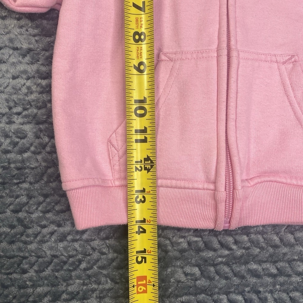 Tar Heels University Of North Carolina Pink Toddler Zip Up Embroidered 24M - Picture 6 of 8